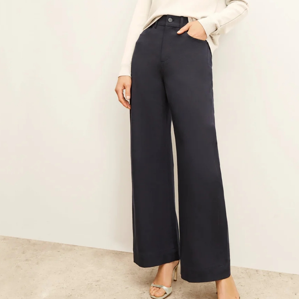 M.M. Lafleur The Milo Wide-Leg Jean - Eco Better Than Denim Size 0